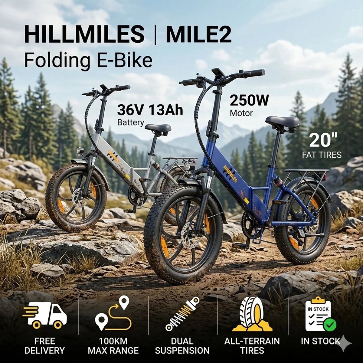 LUMÉ STORE - Elektrische Vouwfiets - 20 Inch - 60KM Actieradius thumbnail 5