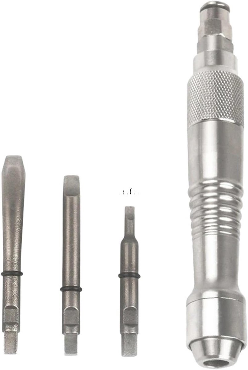 Luchtbeitel Set - Pneumatische Hamer - Doe-het-zelf Klussen - Gelegeerd Staal Behuizing - 10x10x10 mm - Set 1