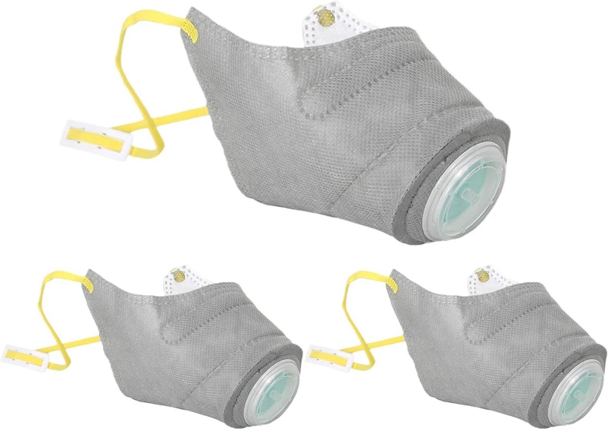 Ademhalingsmasker Honden - Snuitmasker - Outdoor Activiteiten - Verstelbaar Comfort - 3 Stuks - Set