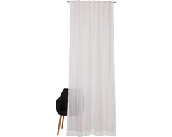 Gordijn Set - Vitrage Gordijnen - Woonkamer Decoratie - Semi-transparant - 130x250 cm - Offwhite