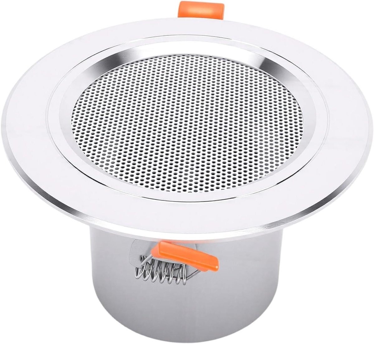 Inbouw Speaker - Ronde Speaker - Achtergrondmuziek - Stabiele Installatie - 3 Inch Unit - Wit