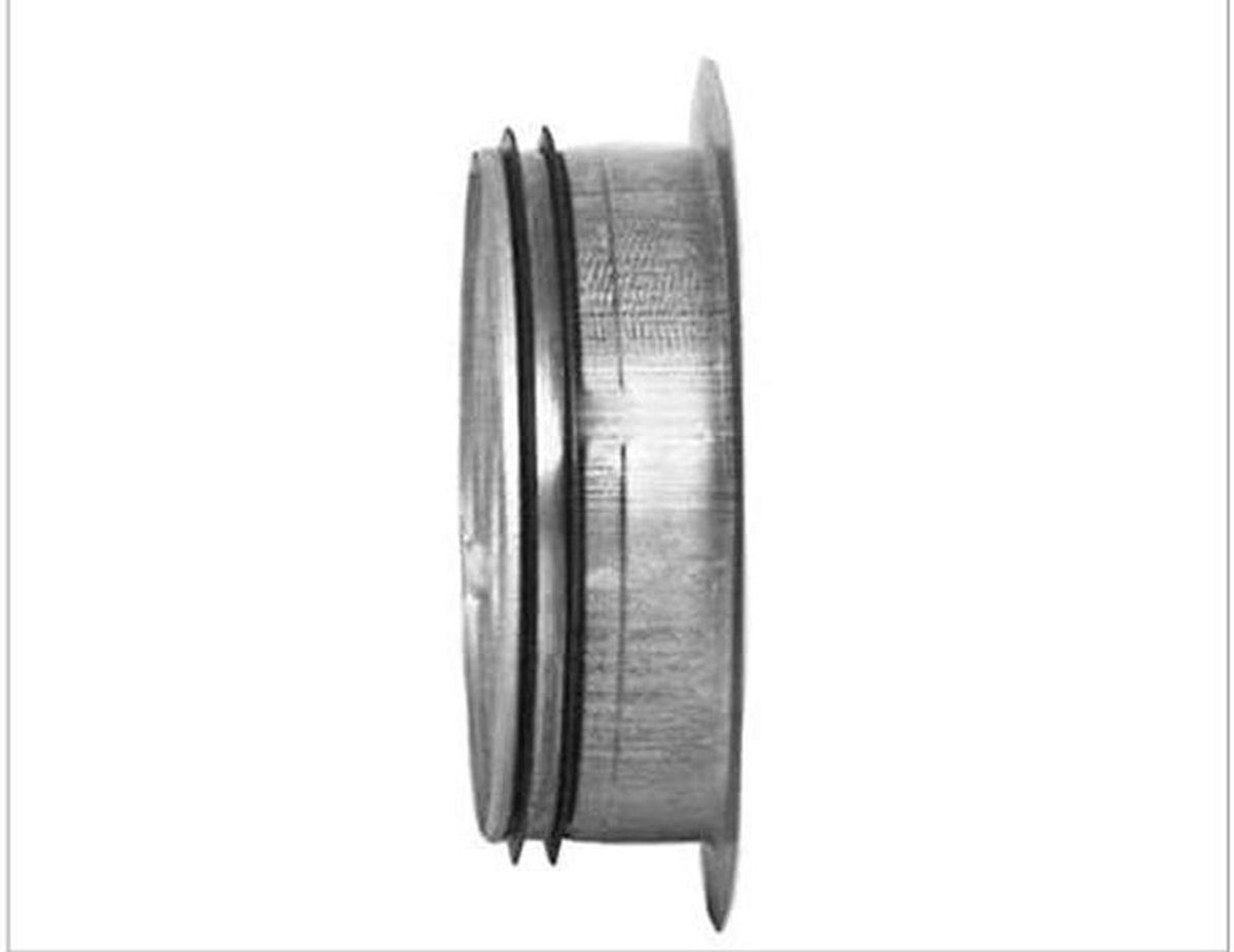 Taillekraag Flens - Buisaansluiting Afdichting - Luchtkanalen Verbinden - Met Afdichting - 63-450 mm - Aluminiumkleurig