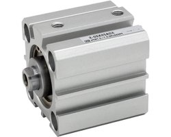 Luchtcilinder - Pneumatische cilinder - Automatiseren van bewegingen - Dubbelwerkend compact ontwerp - 25 mm boring - Metaal