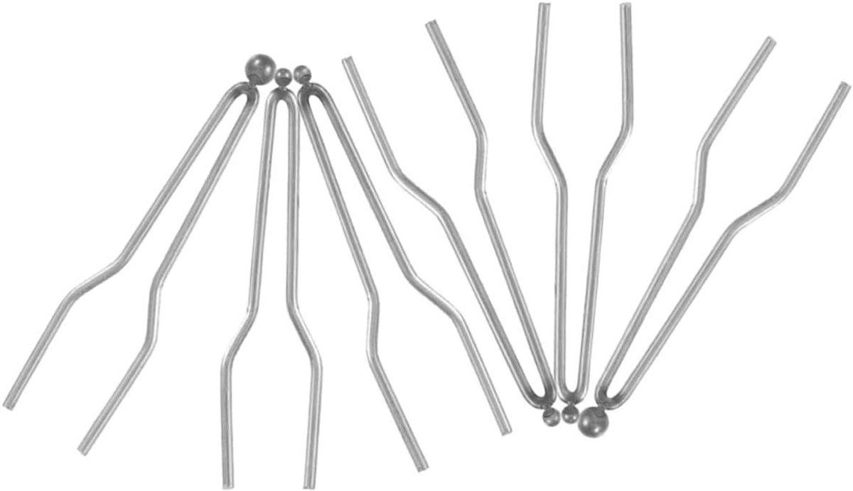 Houtbrander Tips - Pyrografie Gereedschap - Creatief Bewerken - Snelle Verwarming - 6 Stuks - Metaal
