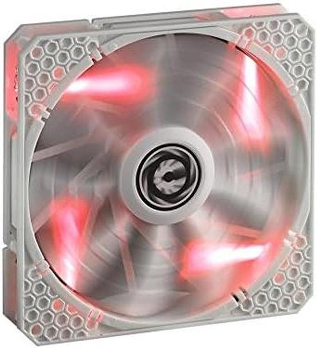 Behuizing Ventilator - PC Fan - Koeling Optimaliseren - LED Verlichting - 140 mm - Rood