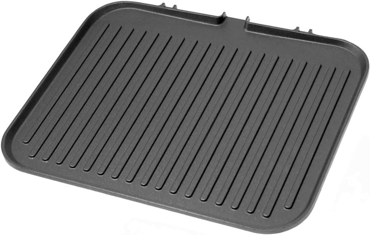 Grillplaat Bodemplaat - Bakplaat Onderdeel - Buiten Koken - Origineel Onderdeel - 30 x 20 cm - Zwart
