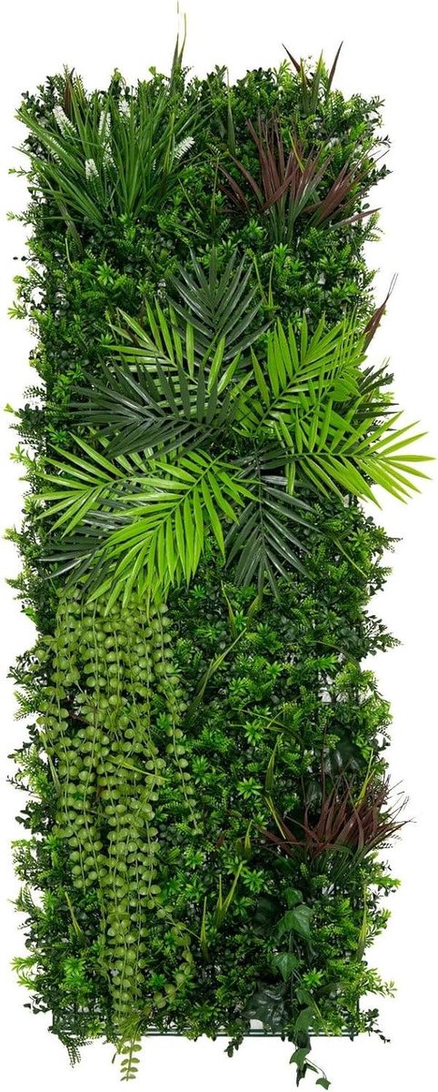 Wandpaneel Groen - Kunsthaag Tegels - Ruimte Aankleden - Snap & Lock - 50x150cm - Groen