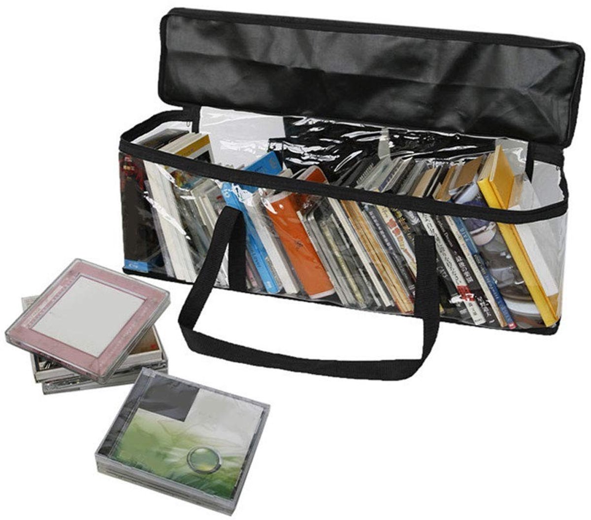 Transparante CD Opbergzak - Waterdicht en Ruim voor Media en Boeken