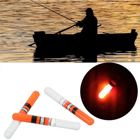 Nachtvis Alarmbel - 6-pack - Ideaal voor nacht- en vroege ochtendvisserij - Lichtgevende drijvende staart - Voor visliefhebbers - Visaccessoires - ... — afbeelding 3