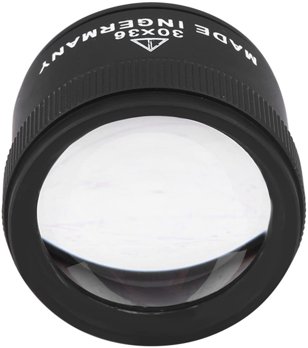 Allecto - Juwelierlupe - Vergrootglas 30X - Compact en Lichtgewicht - Optische Vergrootglas - Perfect voor Sieraden Inspectie - Geschikt voor Hobb