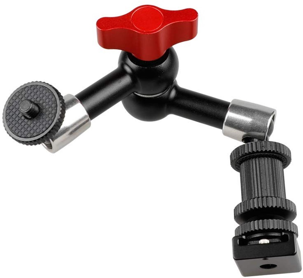Store_7 - Magic Arm - 7 inch - Multifunctioneel - Zwart - Camera montage - LED verlichting - Geschikt voor camera - Monitor