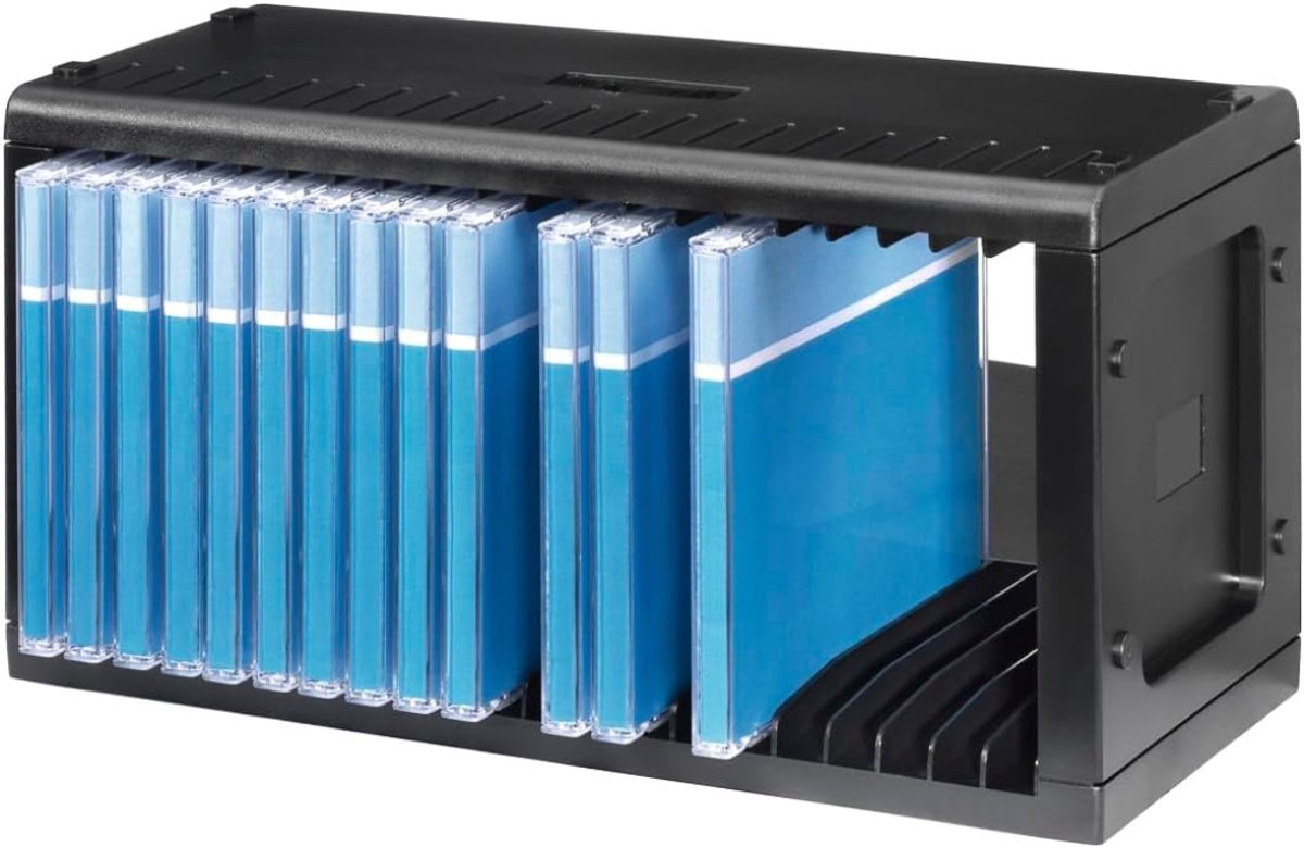 YOR® Cd Opbergdoos - Cd Opbergsysteem - Cd Koffer - Zwart - 32cm x 14cm x 6cm; 476.27 g
