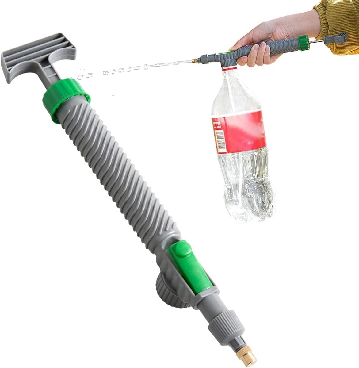 Handsproeier - Druksproeier Tuin - Planten Water Geven - Verstelbaar Mondstuk - 5x5x25mm - Groen