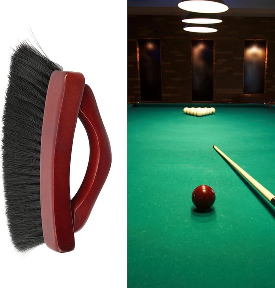 Ergonomische Billiard Tafel Borstel voor het Reinigen van Hoeken en Rails van Biljarttafels, Ideaal voor Onderhoud en Schoonmaak van Merkloos — afbeelding 5