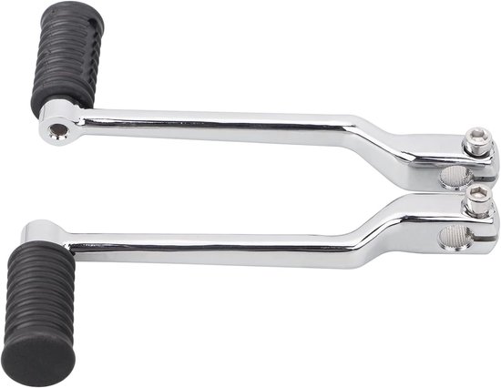 Schakelhendel Kit - Motoronderdelen - Motor Rijden - Billet Aluminium Rubber - Set van 3 - Zwart van Merkloos — afbeelding 3