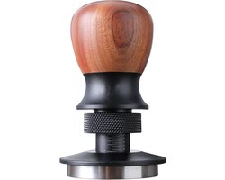 Espressomachine Tamper - Koffie Stamper - Perfect Espresso - Constante Druk - 51 mm - Zwart