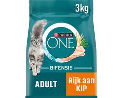 PURINA® ONE® Adult - Kattenbrokjes - Kip & Volkoren Granen - 4 x 3 kg