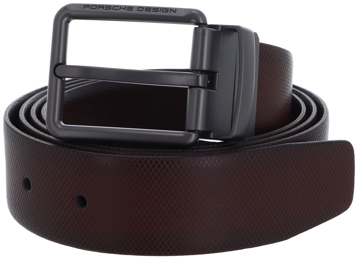 PORSCHE DESIGN Leren riem Business Belt Reversible 3,5 W85 Dark Brown bruine