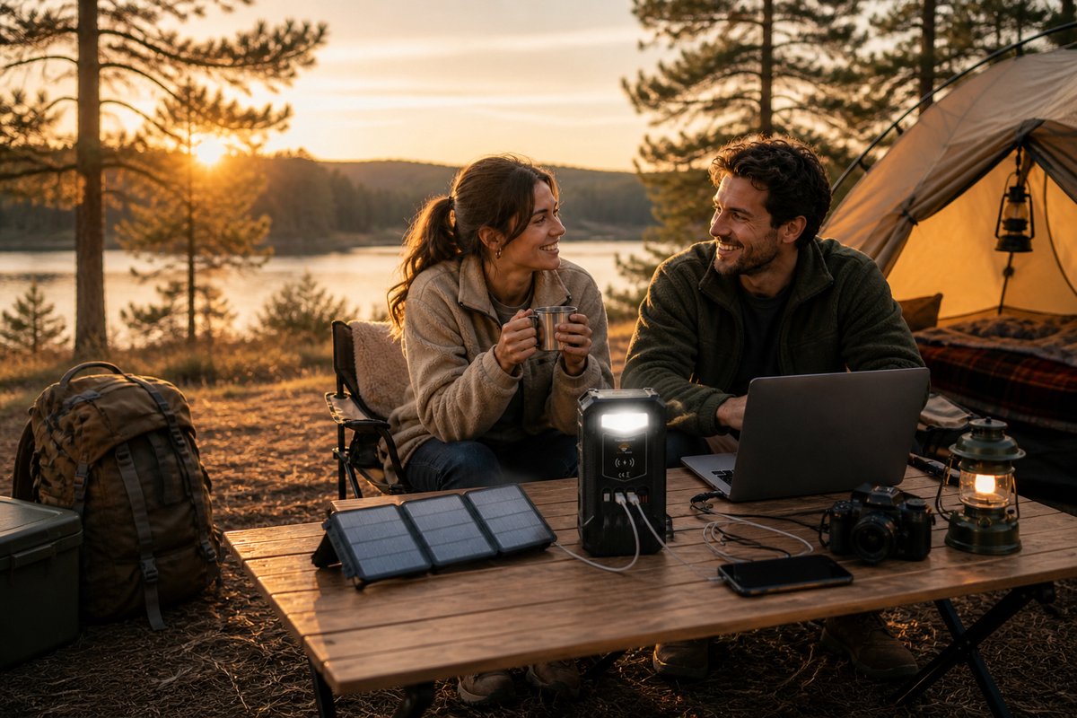TIBA Golden Sound Solar Powerbank 30.000 mAh met 4 Panelen - afbeelding 3