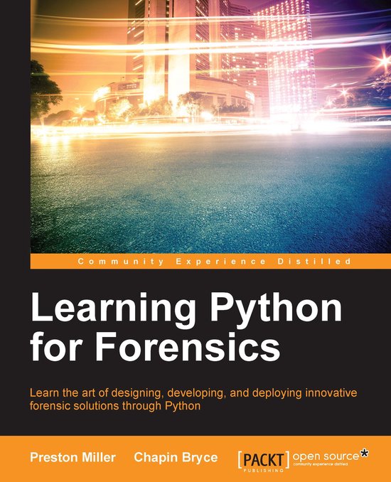 Learning Python for Forensics - cover