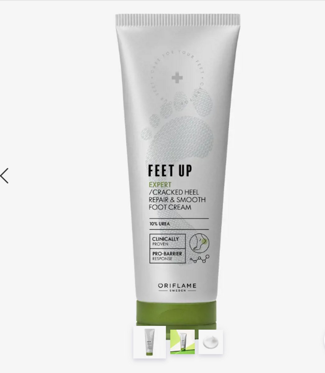 Oriflame feet up - Foot creme - voeten creme - cracked heel repair