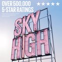 Rosegouden mascara voor een 'Sky High'-billbord. Meer dan 500.000 5-sterrenrecensies.