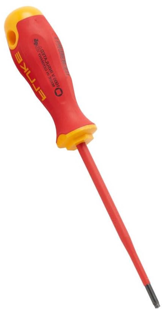 Schroevendraaier Geïsoleerd - Vierkante Kop - Veilig Klussen - 1000 Volt Gecertificeerd - 125 mm - Rood