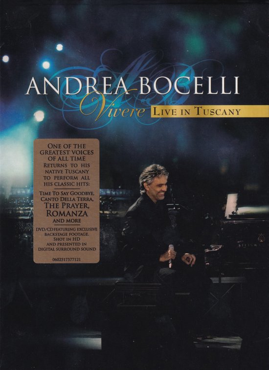 Andrea Bocelli - Vivere - Live In Tus + Cd