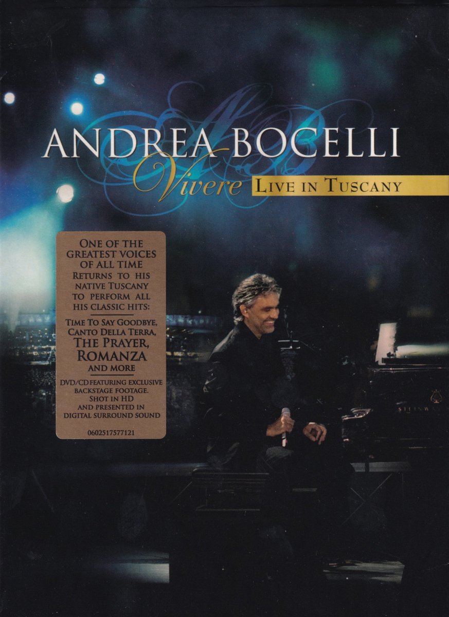 Andrea Bocelli - Vivere - Live In Tus + Cd