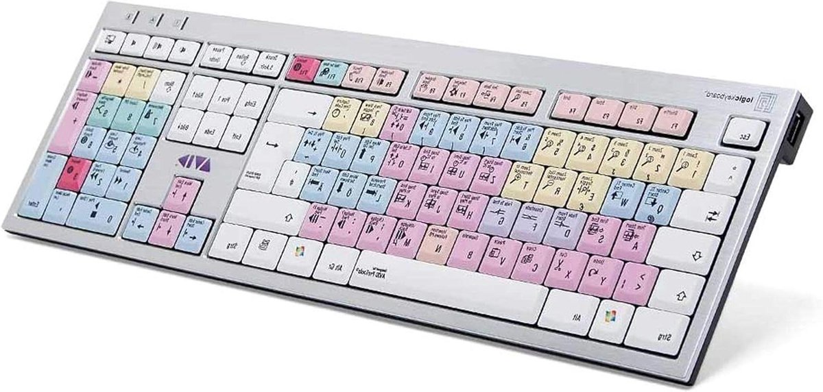 PC Toetsenbord - Professioneel Toetsenbord - Muziekproductie - Speciale Toetsen - Slim Profiel - Zilver
