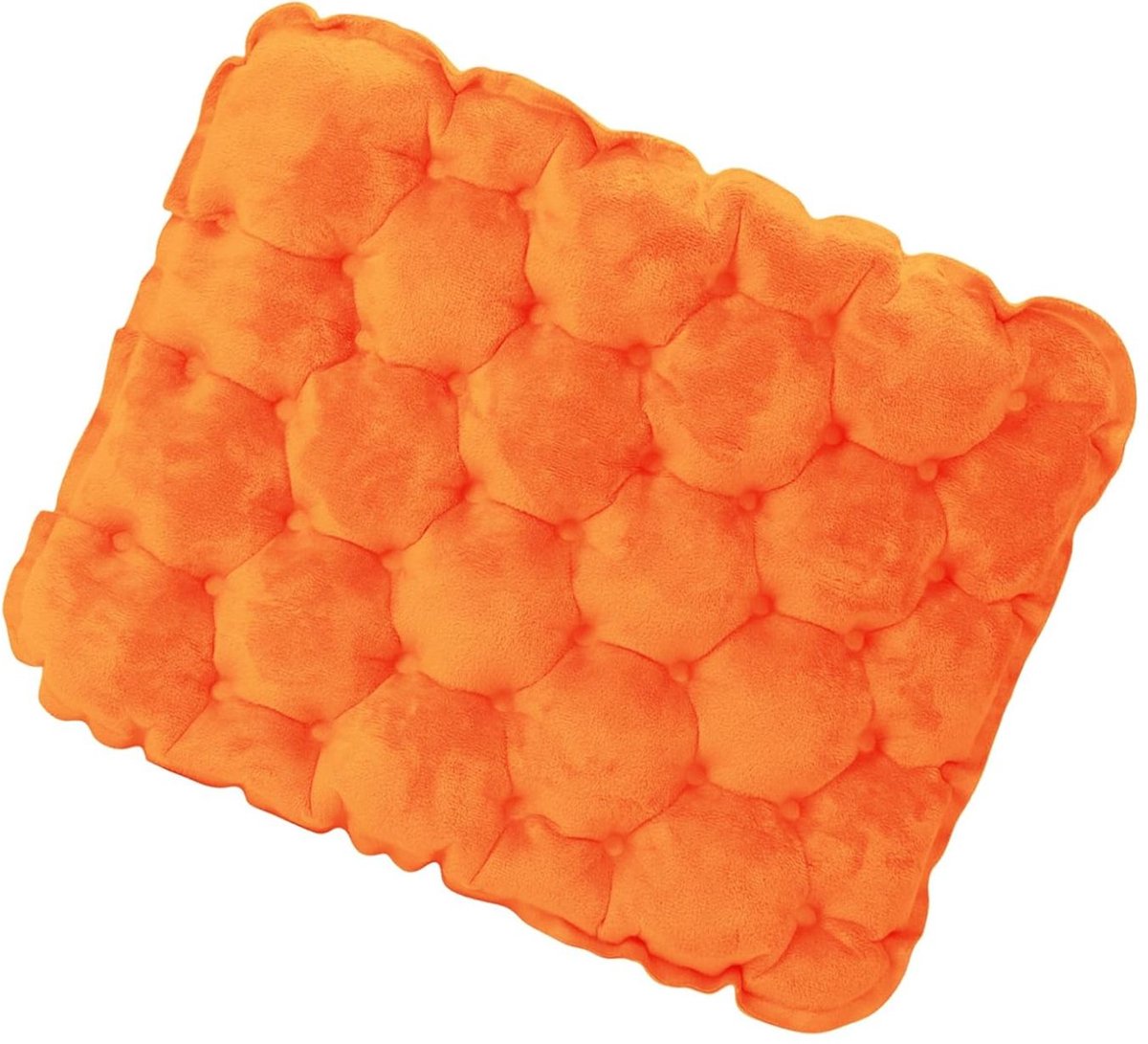 Opblaasbaar Kussen - Reiskussen - Opblaasbaar zitkussen - Kampeerkussen - Lichtgewicht En Snel Opblaasbaar - Kussen - Geschikt voor buiten - Lichtgewicht en draagbaar - Oranje - 1 Stuk - van Imperatoris