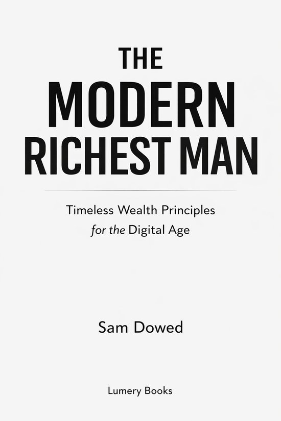 The Modern Richest Man - cover