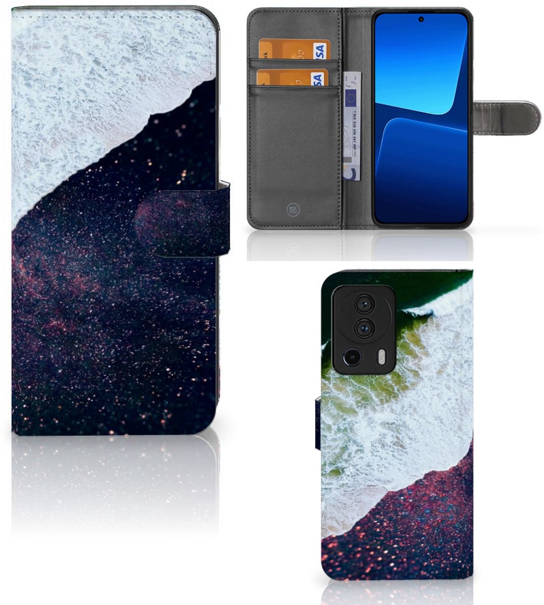 Xiaomi 13 Lite Book Case Sea in Space