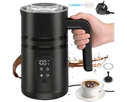 400W Melkopschuimer - 5-in-1 Elektrische Melkopschuimer - Koud & Warm - 350ml Capaciteit - 145x100x195mm - Precieze Temperatuurregeling - Snel Opschuimen - Voor Thuis & Kantoor
