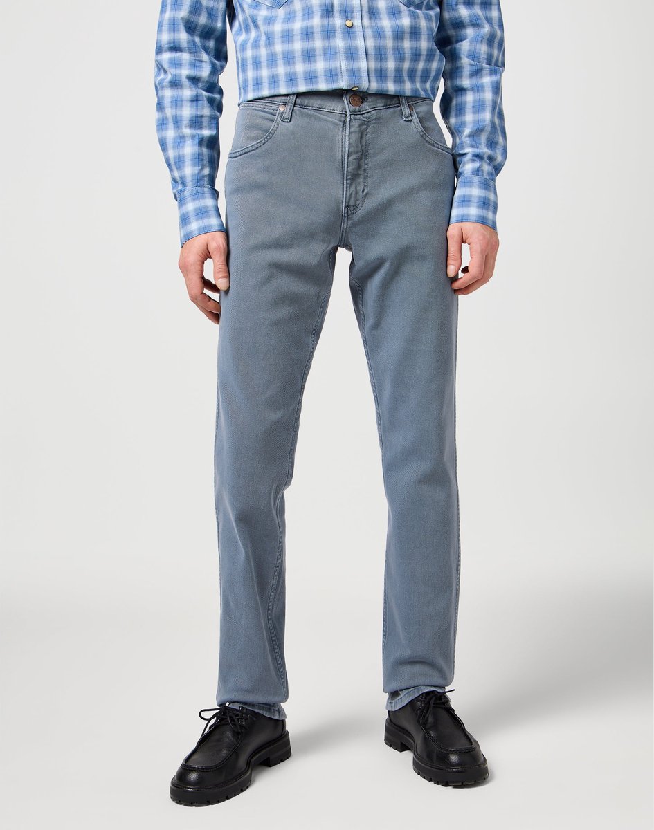 Wrangler Greensboro Heren Regular-fit Jeans Dusty Blauw