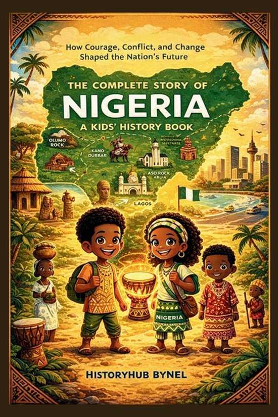 History Books for Children-The Complete Story of NIGERIA - cover