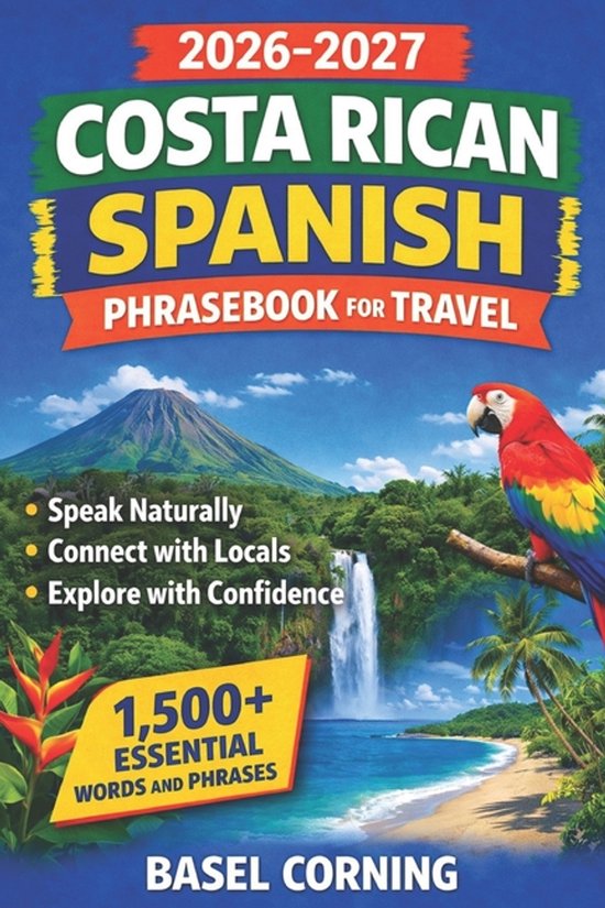 2026-2027 Costa Rican Spanish Phrasebook for Travel - cover