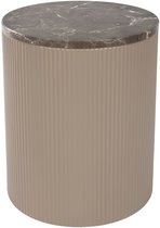Housecraft Living Anna Table d'appoint Ronde 35 cm Beige