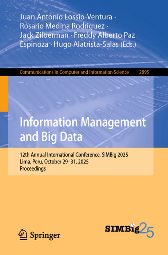 Communications in Computer and Information Science2895- Info ... - cover
