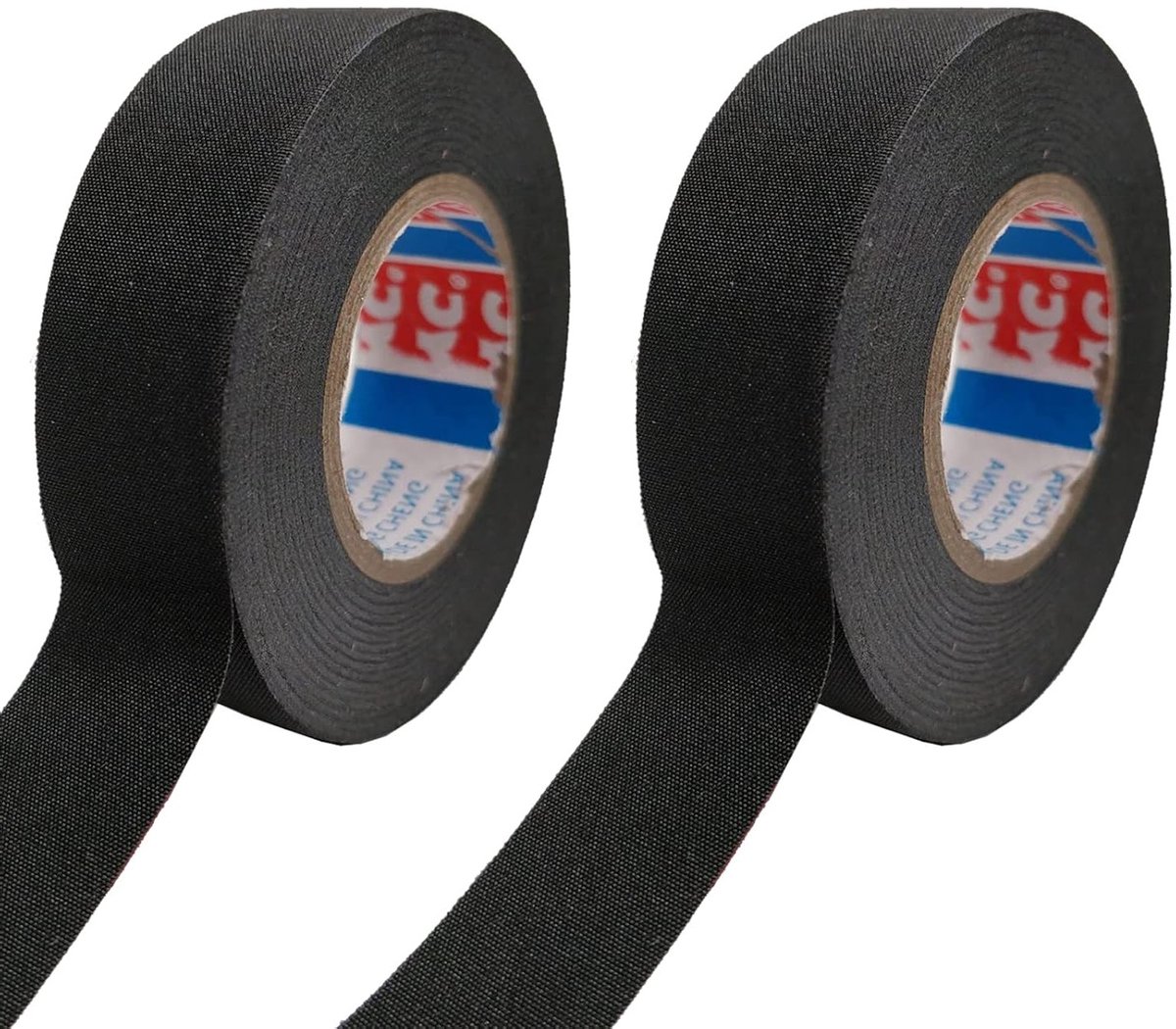 Set van 2 Industriële Textieltapes, Sterke Lijmtape en Isolatietape voor Auto- en Motorreparatie (25 Meter)
