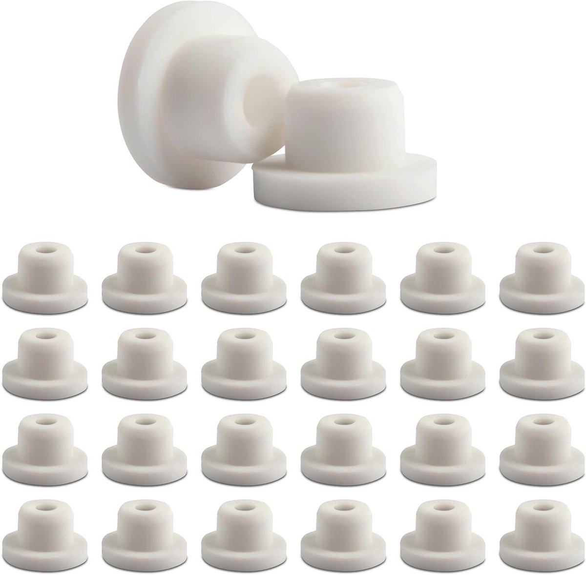 24 Stuks Silicone Bad Nozzles, 3 Maten Perforatie Badkuip Stoppen, Flexibele Badaccessoires voor 15/16/17mm Aansluitingen