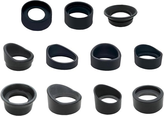 Oogschild voor Microscopen - Oculairhoes Oogcup - Bescherming Ogen - Zachte Rubber Pasvorm - 28mm-37mm - Nee — afbeelding 3