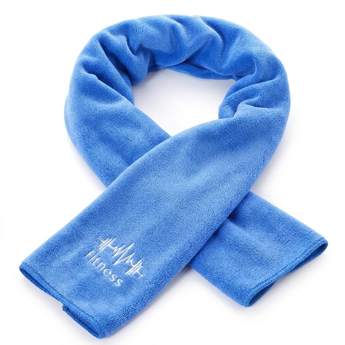 Blauwe sport handdoek fitness handdoek voor dames en heren – sneldrogende zweet handdoek met zachte microvezel textiel – sporthanddoek voor fitness, hardlopen, gym, yoga en training