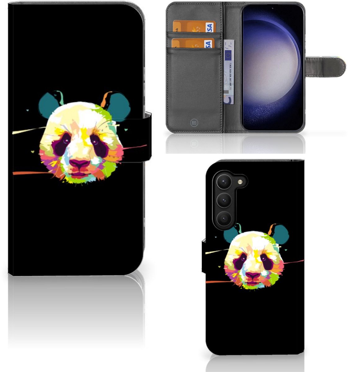 Samsung Galaxy S23 Plus Leuk Hoesje Panda Color