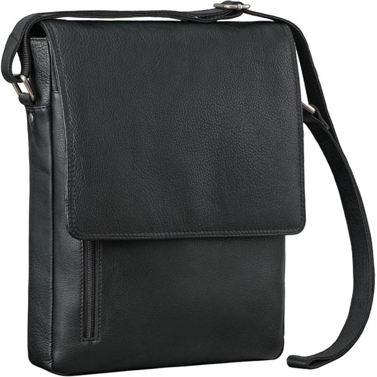Leren Laptoptas - Laptoptas - Leren Tas - Luxe Leren Laptoptas - Werktas - Schoudertas - Business Tas - Leren Business Tas - 13-14 inch - Zwart - van Imperatoris