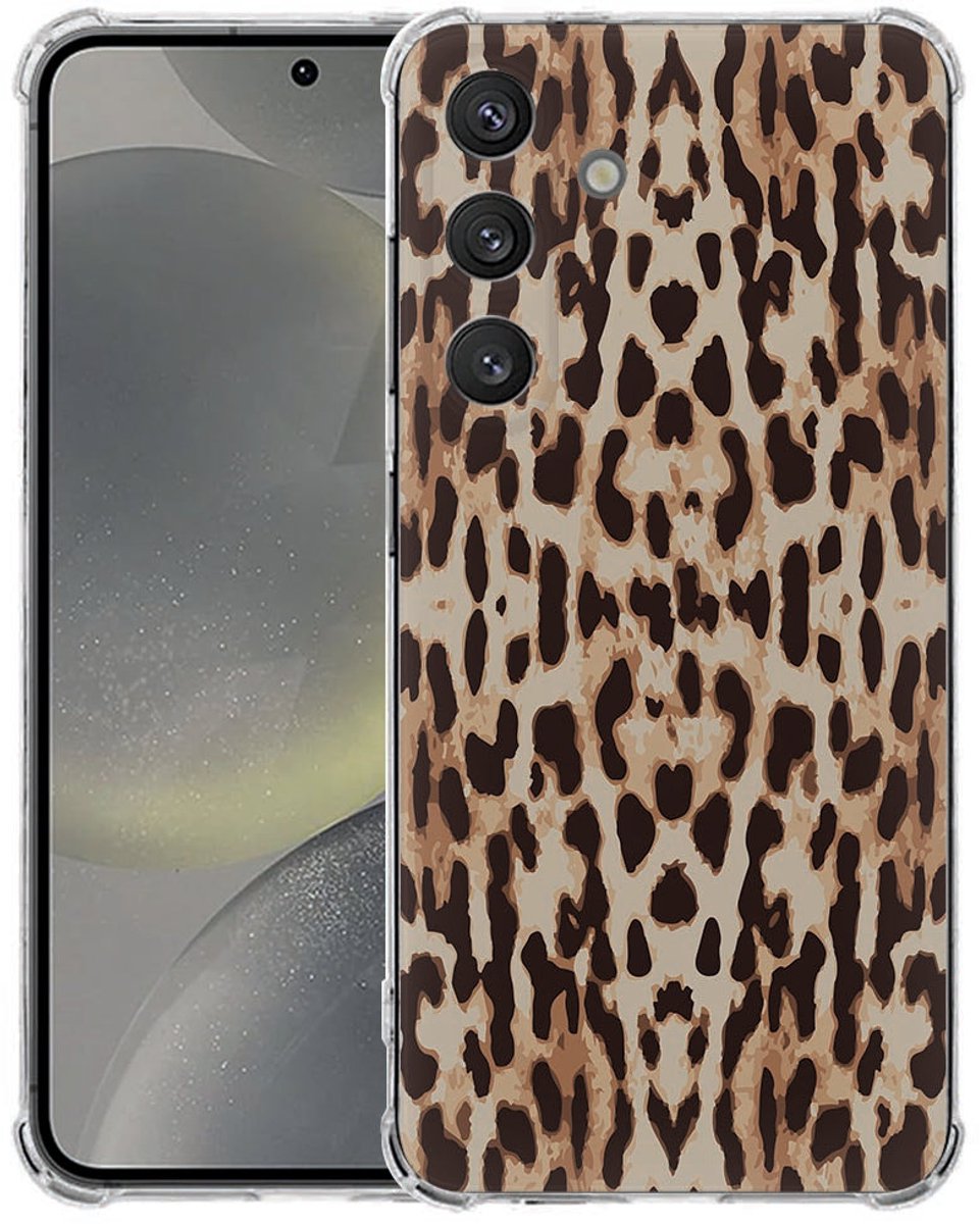 Samsung Galaxy S25 FE Hoesje - Leopard TPU Antishock