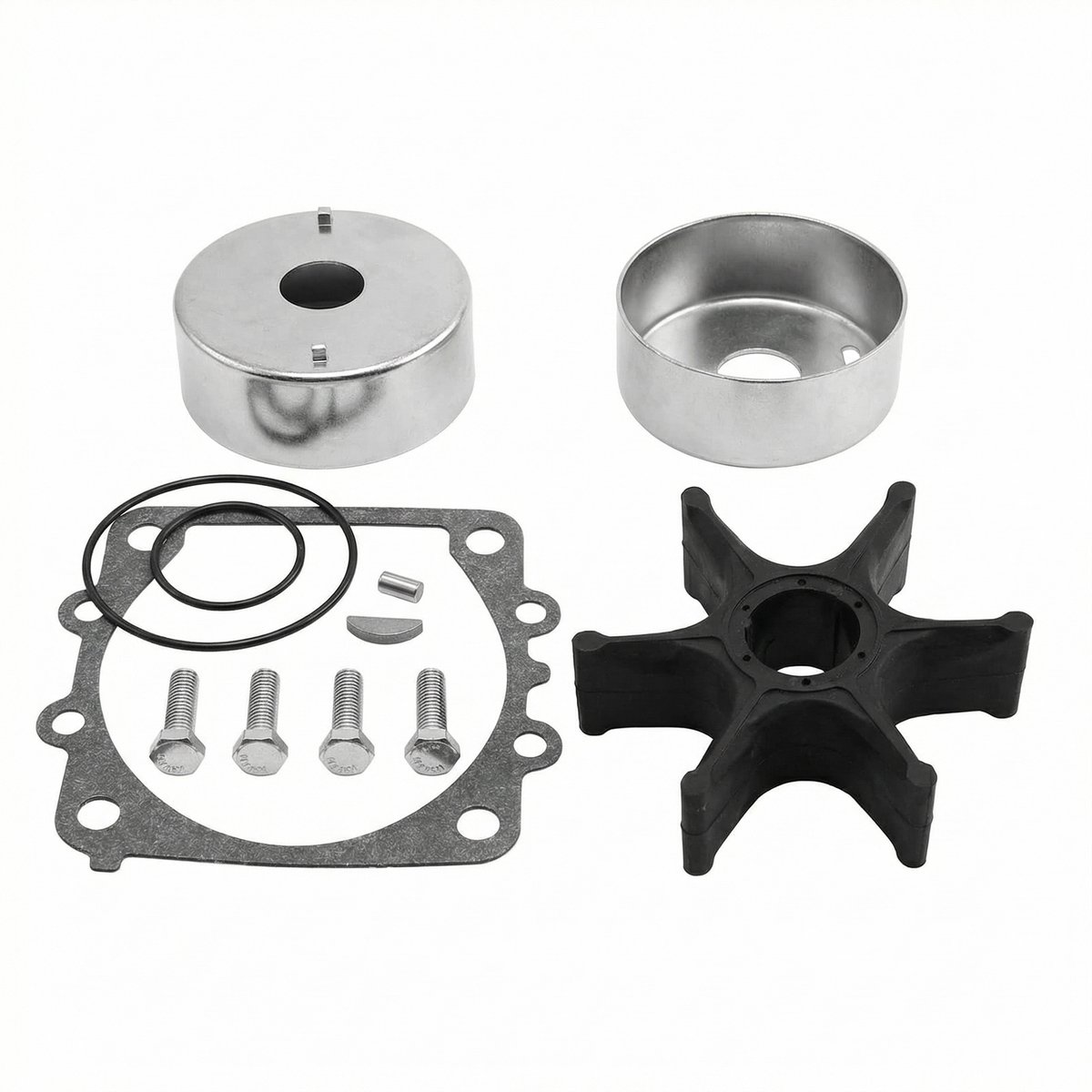 Sogiol® Buitenboordmotoren Water Pomp Impeller - Reparatieset voor rubberen impeller van buitenboordmotor Yamaha 75 90 115 pk 68V-W0078-00