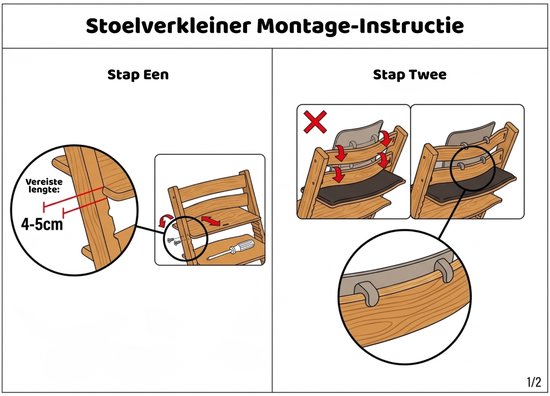 Stoelverkleiner voor Stokke Tripp Trapp – Babyset - Rugleuning & Beugel – Babyblauw — afbeelding 5