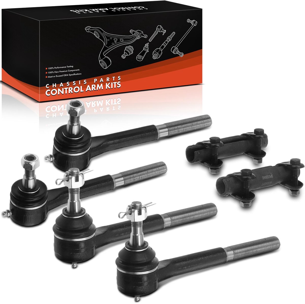 Frankberg 6-del. draagarmset vooras voor Chevrolet