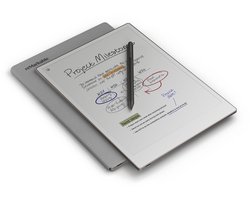 reMarkable Paper Pro Tablet met Marker Plus en originele Book Folio (Grijs Polymer Weave)